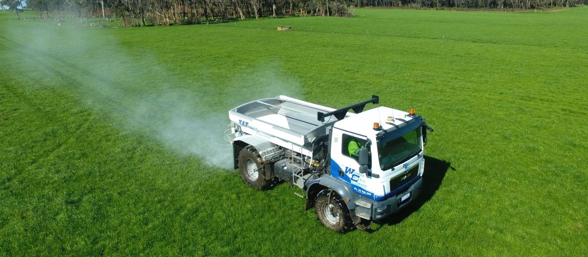 Fertiliser spreading service and supply